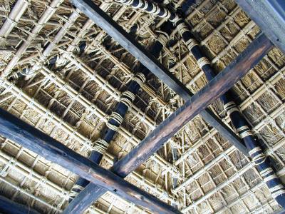 Inside a paper house